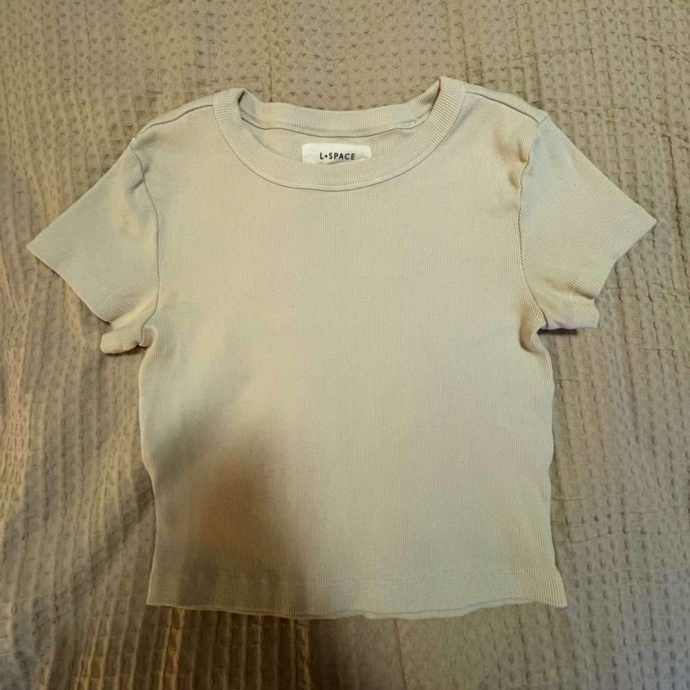 Tan Cropped Top